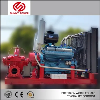 Conjunto de bomba contra incendios diésel serie XBC